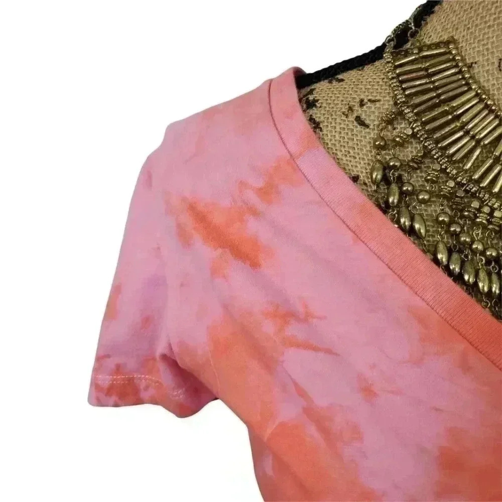 Harley Davidson bling glitter tye dye tee. Size Medium - Picture 7 of 9